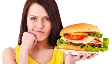 Dieta asustada como causa de dor lumbar